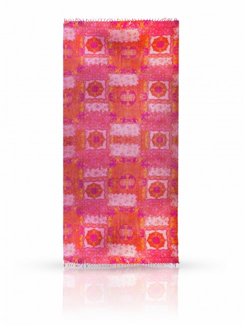 Палантин Женский W-GEOMETRIC/RED